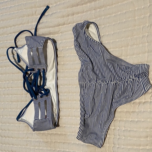 Striped Swimsuit - Picture 2 of 3
